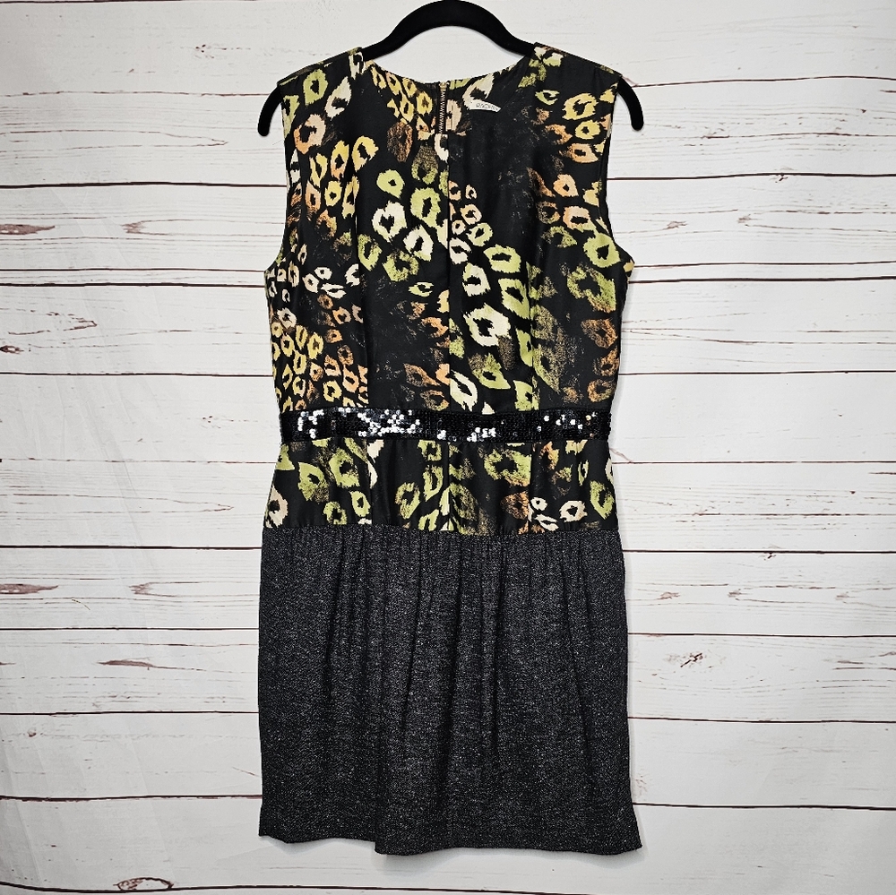 RACHEL Rachel Roy Animal Print Keyhole Front Dress